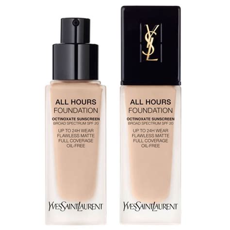 yves saint laurent all hours full coverage foundation|ysl all hours foundation lc2.